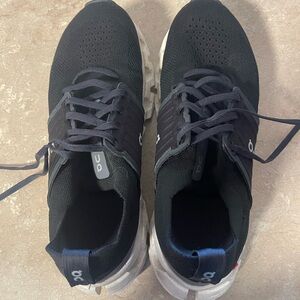 On Women's Black and White Athletic Shoes